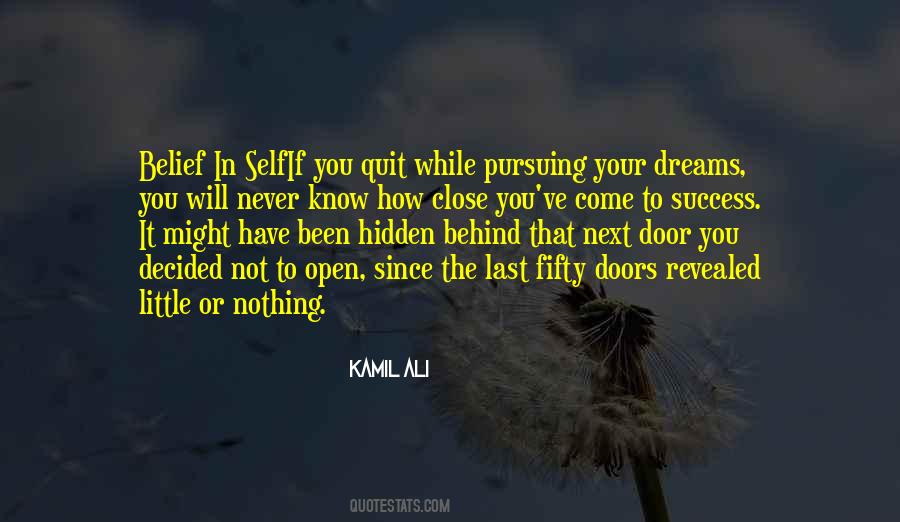 Quotes About Pursuing #1278386