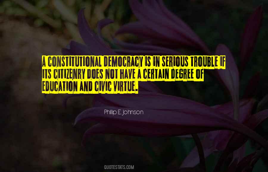 Quotes About Education And Democracy #1501762