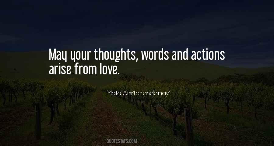 Quotes About Words And Action #1033030