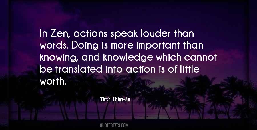 Quotes About Words And Action #1169198