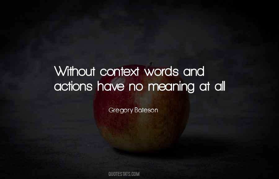 Quotes About Words And Action #567674