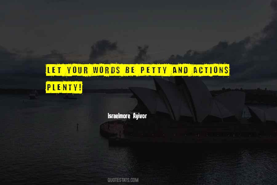 Quotes About Words And Action #717197