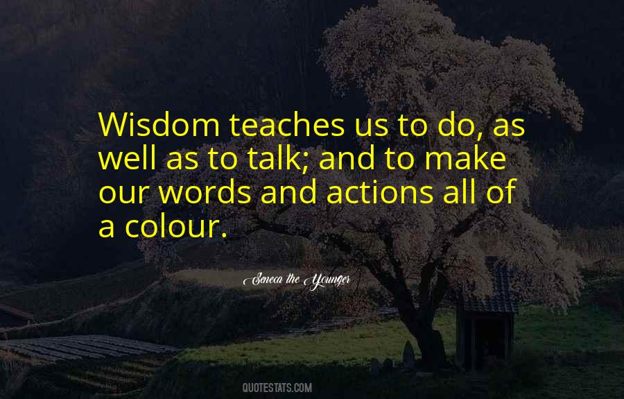 Quotes About Words And Action #79691