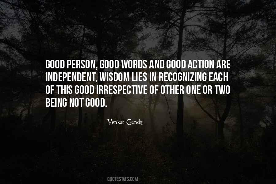 Quotes About Words And Action #855348