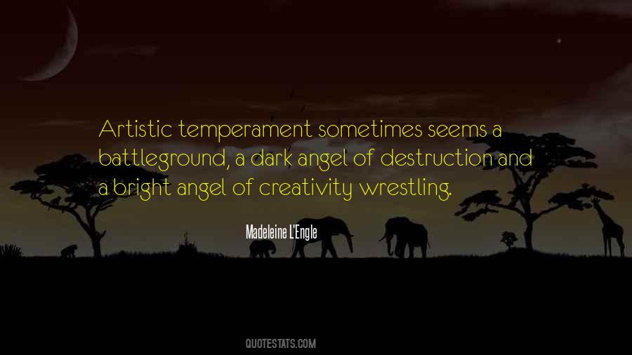 Quotes About Artistic Temperament #1245514