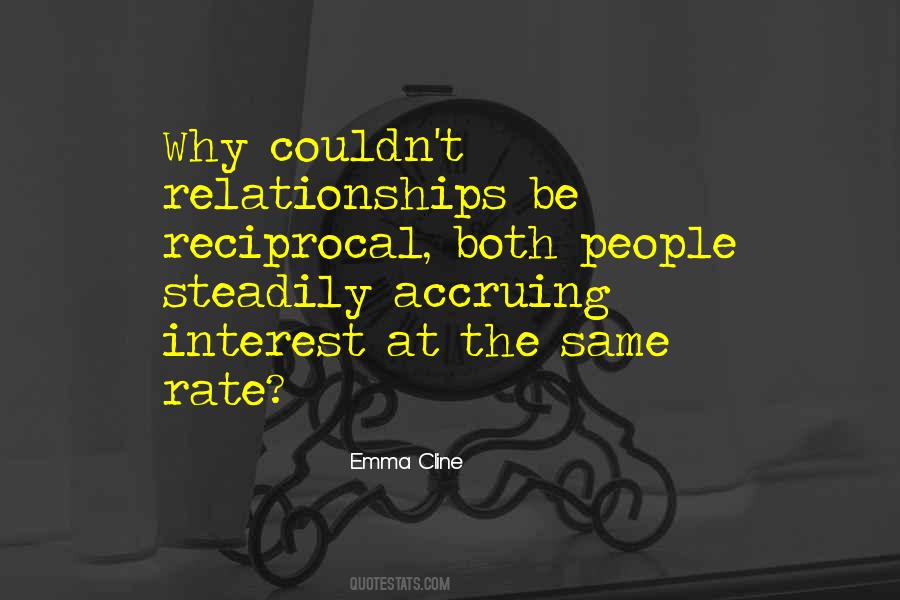 Quotes About Reciprocal Relationships #869708