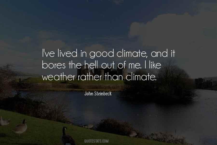 Good Climate Quotes #1596706