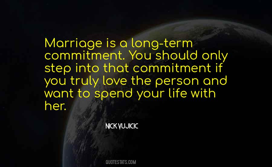 Quotes About Marriage And Commitment #1767588