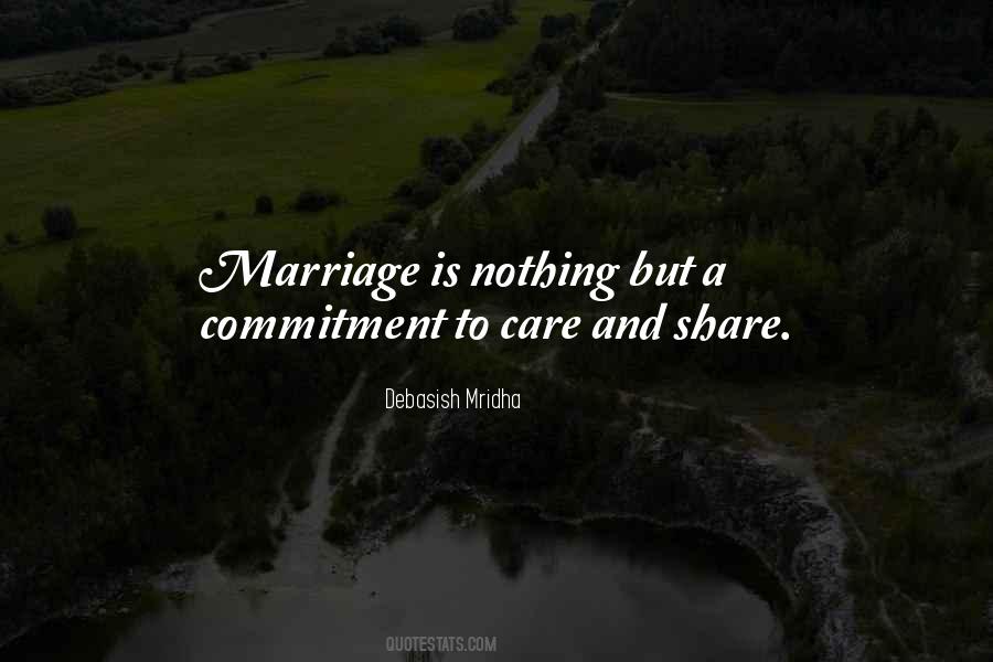 Quotes About Marriage And Commitment #667419