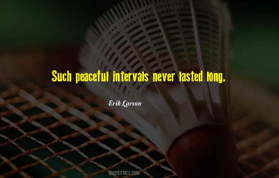 Quotes About Intervals #670993