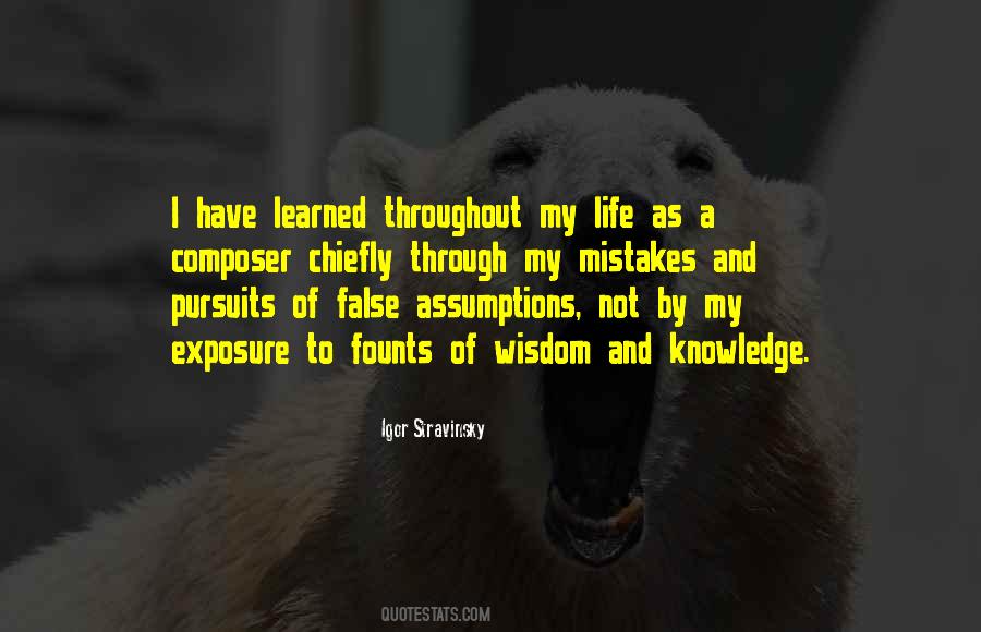 Mistakes Learn Life Quotes #1056950