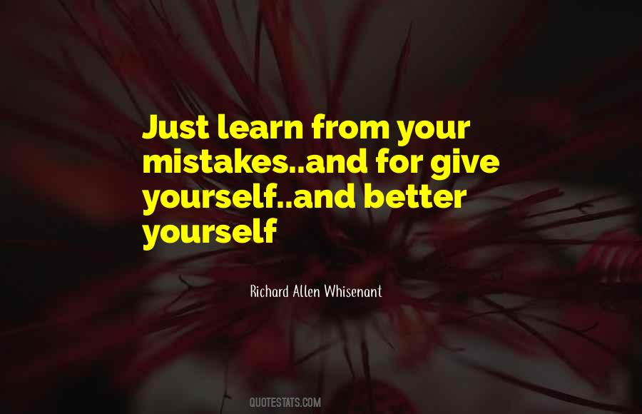 Mistakes Learn Life Quotes #1164308