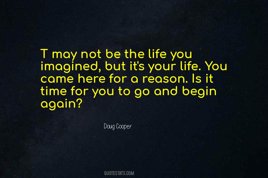 Start Your Life Again Quotes #1190893