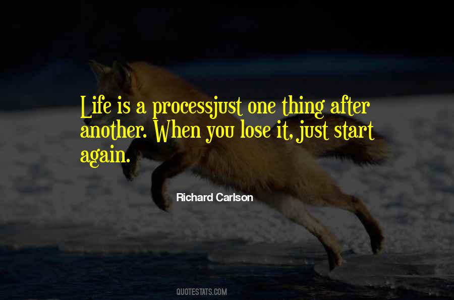 Start Your Life Again Quotes #1266479