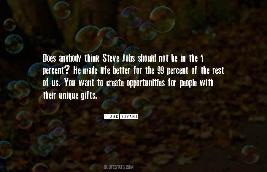 Unique Opportunities Quotes #590165