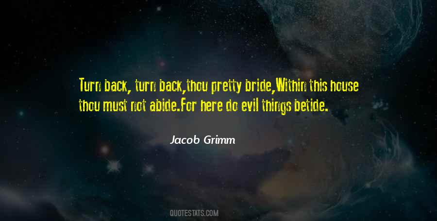 Evil House Quotes #500295