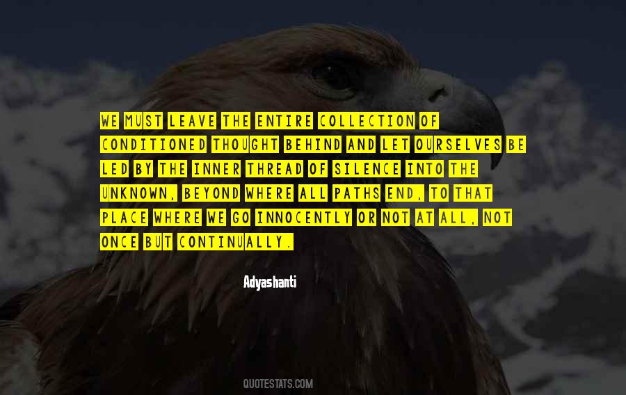 Quotes About Unknown Paths #709055