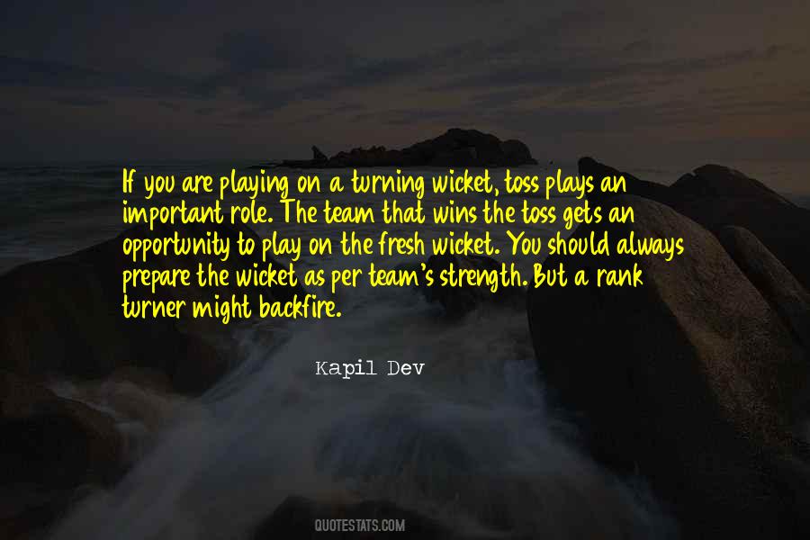 Quotes About Playing Your Role #141589