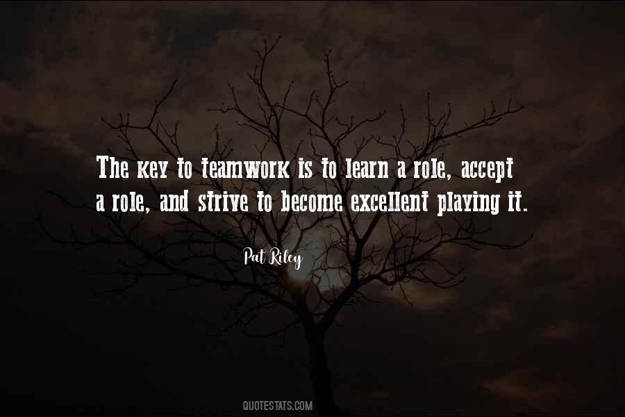 Quotes About Playing Your Role #304290