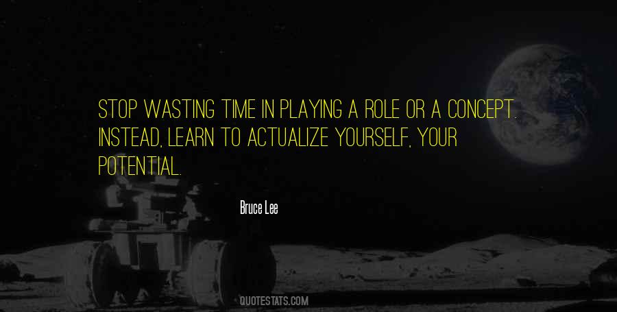 Quotes About Playing Your Role #399301