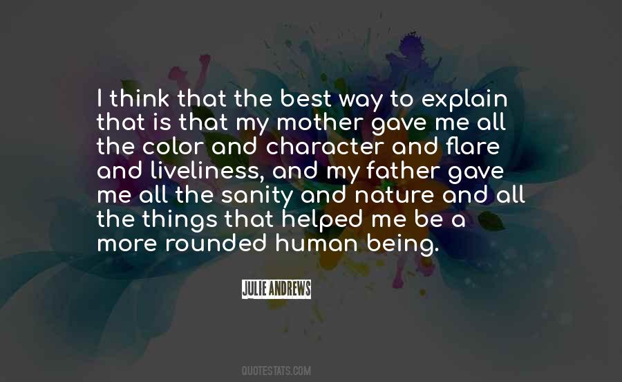 Quotes About Being A Mother And Father #1053574