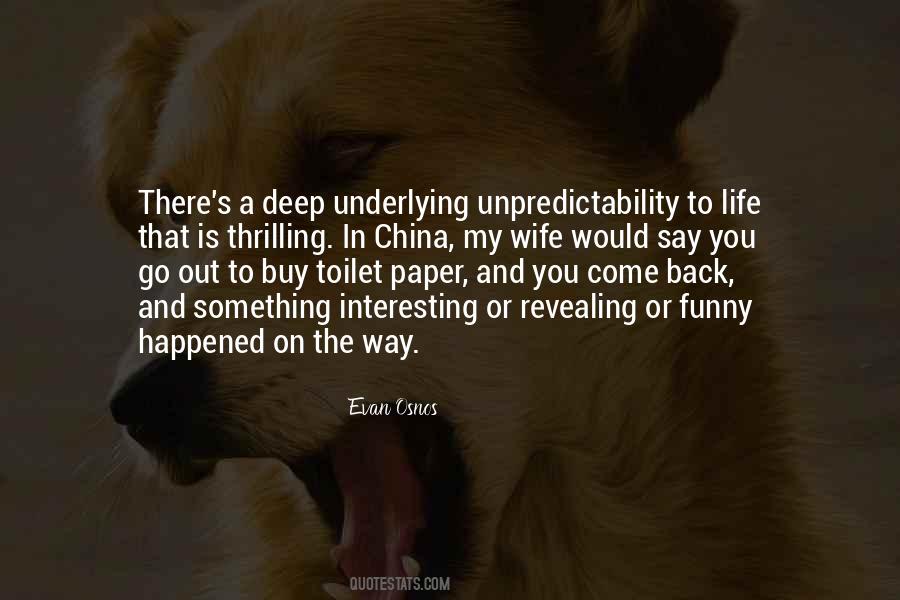 Quotes About Unpredictability #640052