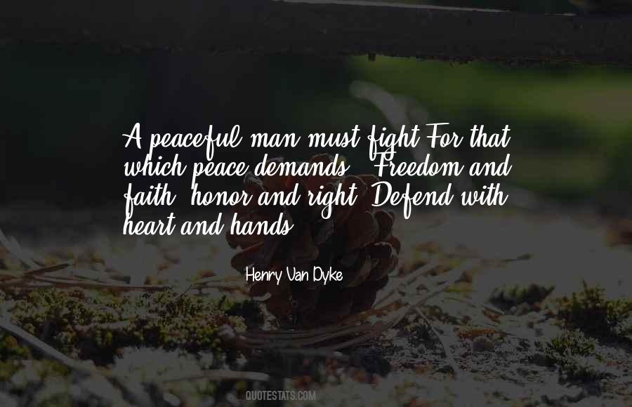 Quotes About Fighting For Peace #1464503