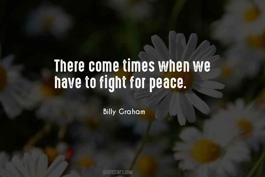 Quotes About Fighting For Peace #157687