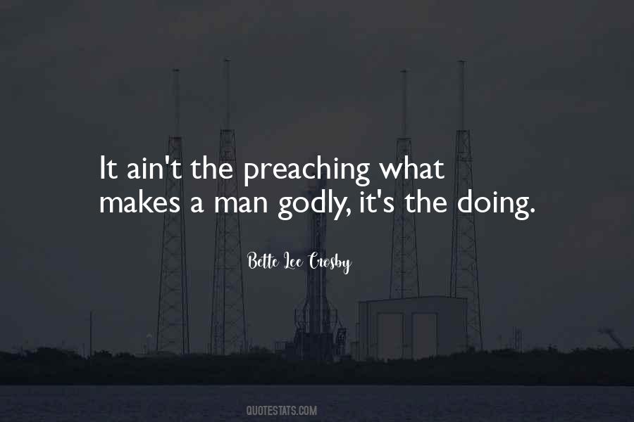 Quotes About Godly Man #1812147