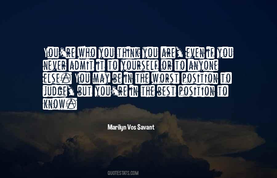 Without Judging Anyone Quotes #21378