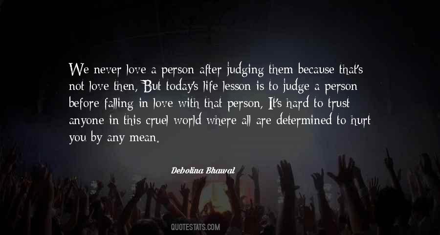 Without Judging Anyone Quotes #261770