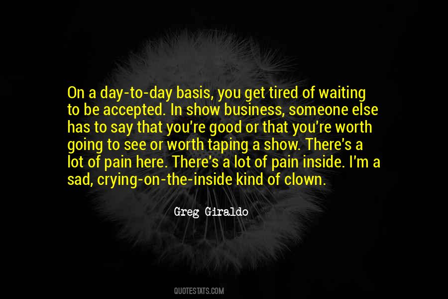 Quotes About Crying Inside #1332635
