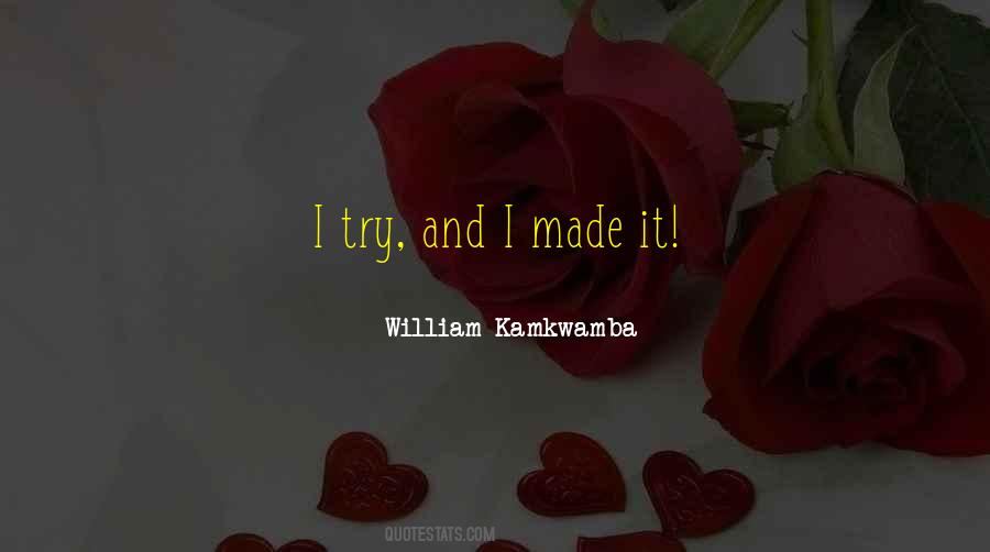 Kamkwamba William Quotes #640655