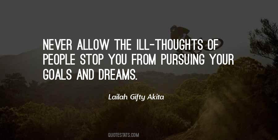 Quotes About Your Dreams And Goals #793975