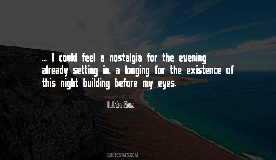 Quotes About Nostalgia #945997