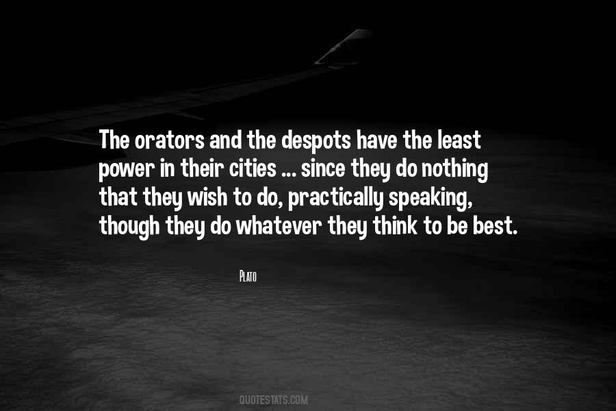 Quotes About Orators #192570