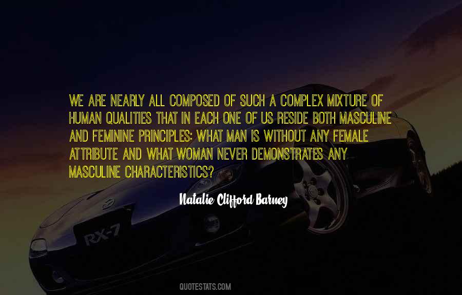 Quotes About Masculine And Feminine #1044303