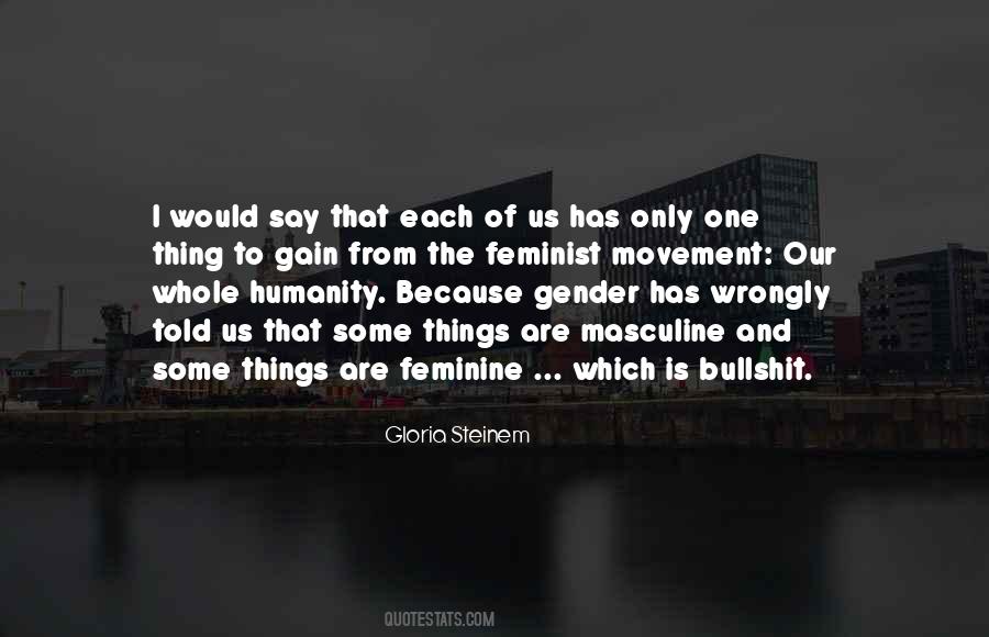 Quotes About Masculine And Feminine #108610