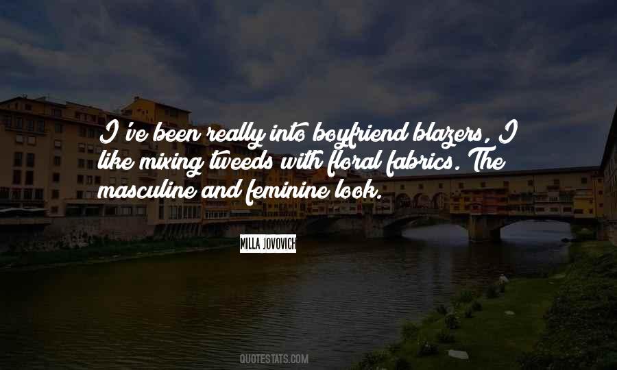 Quotes About Masculine And Feminine #155628