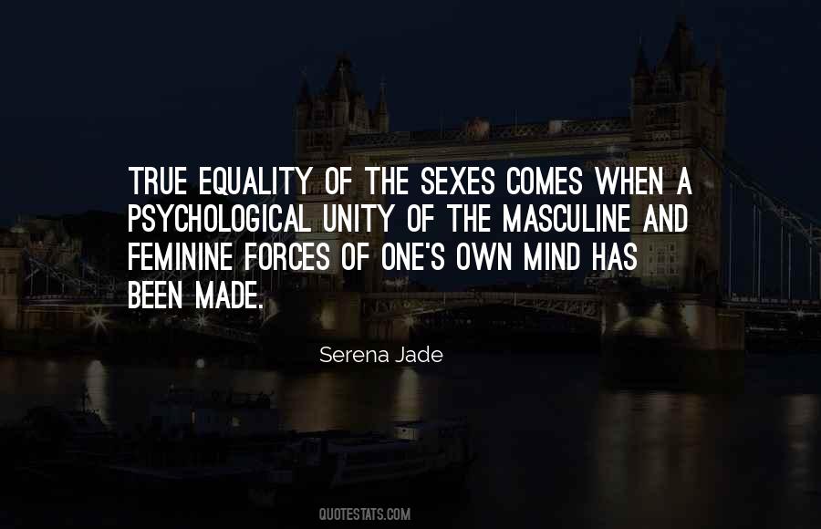 Quotes About Masculine And Feminine #415842