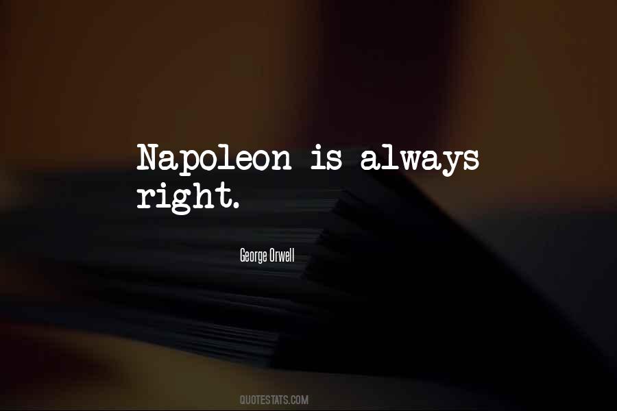 Quotes About Napoleon #1668527