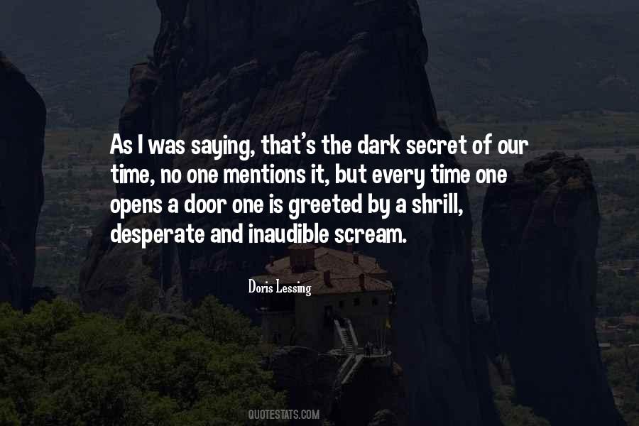 Secret Door Quotes #1274360