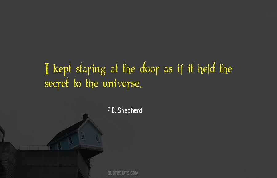 Secret Door Quotes #1838045