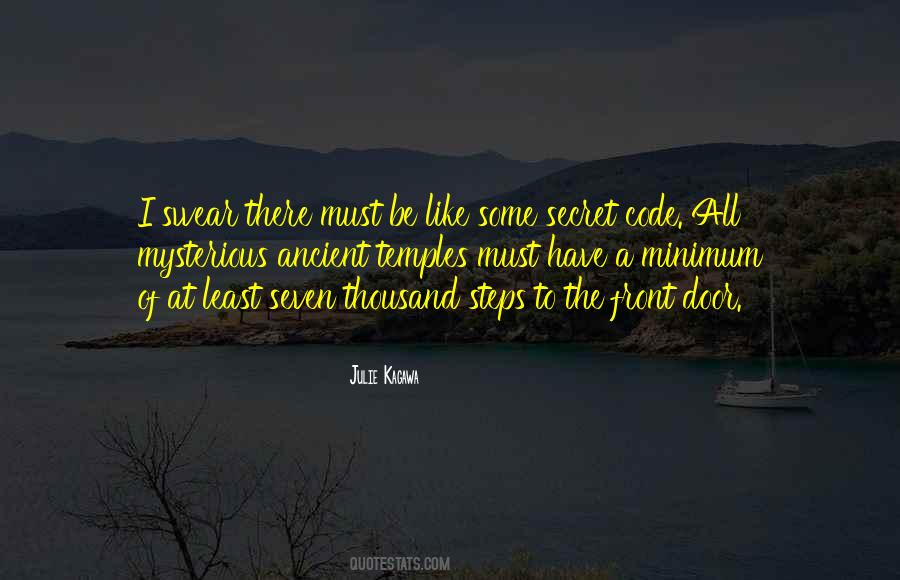 Secret Door Quotes #249479
