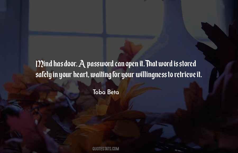 Secret Door Quotes #744840