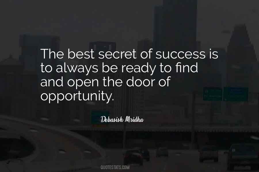Secret Door Quotes #778766