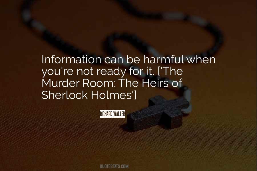 Quotes About Holmes #1120998