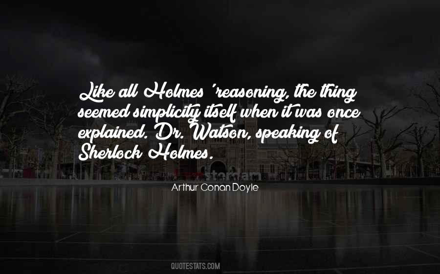 Quotes About Holmes #1349162