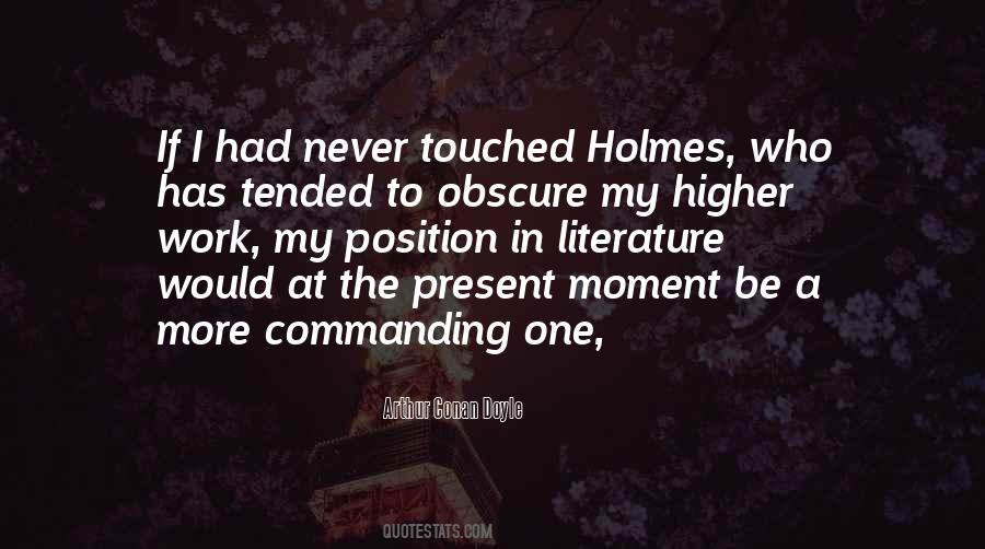 Quotes About Holmes #972492