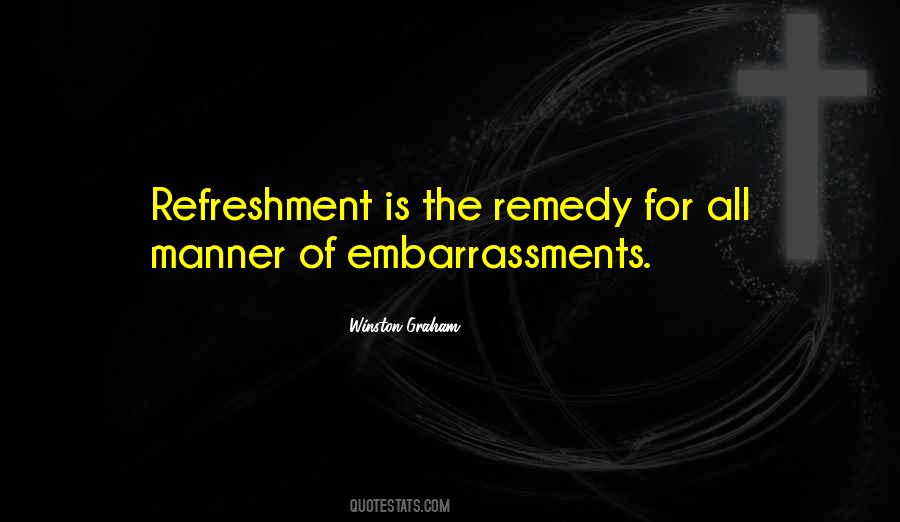 Quotes About Refreshment #1543401